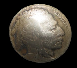 Indian Head Buffalo Nickel Ring, Hand Made Art