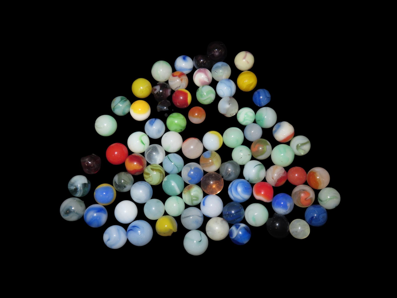Nice Collection Of Antique Marbles Found In Hannibal Missouri Unsearched (1 of 5)