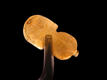 Antique Hongshan Jade Carving Pendant From China