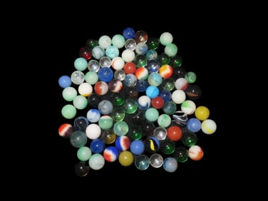 Nice Collection Of Antique Marbles Found In Hannibal Missouri Unsearched