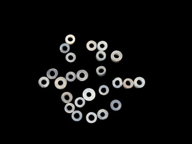 Set Authentic Beads Found In Northern California Neat Pipestone Style Material