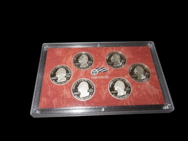United States Mint  2009 District Of Columbia And U.S. Territories Quarters Silver Proof Set