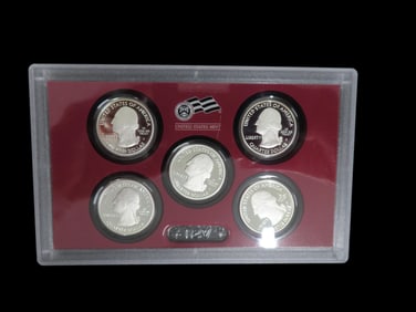 2010 United States Mint America The Beautiful Quarters Silver Proof Set