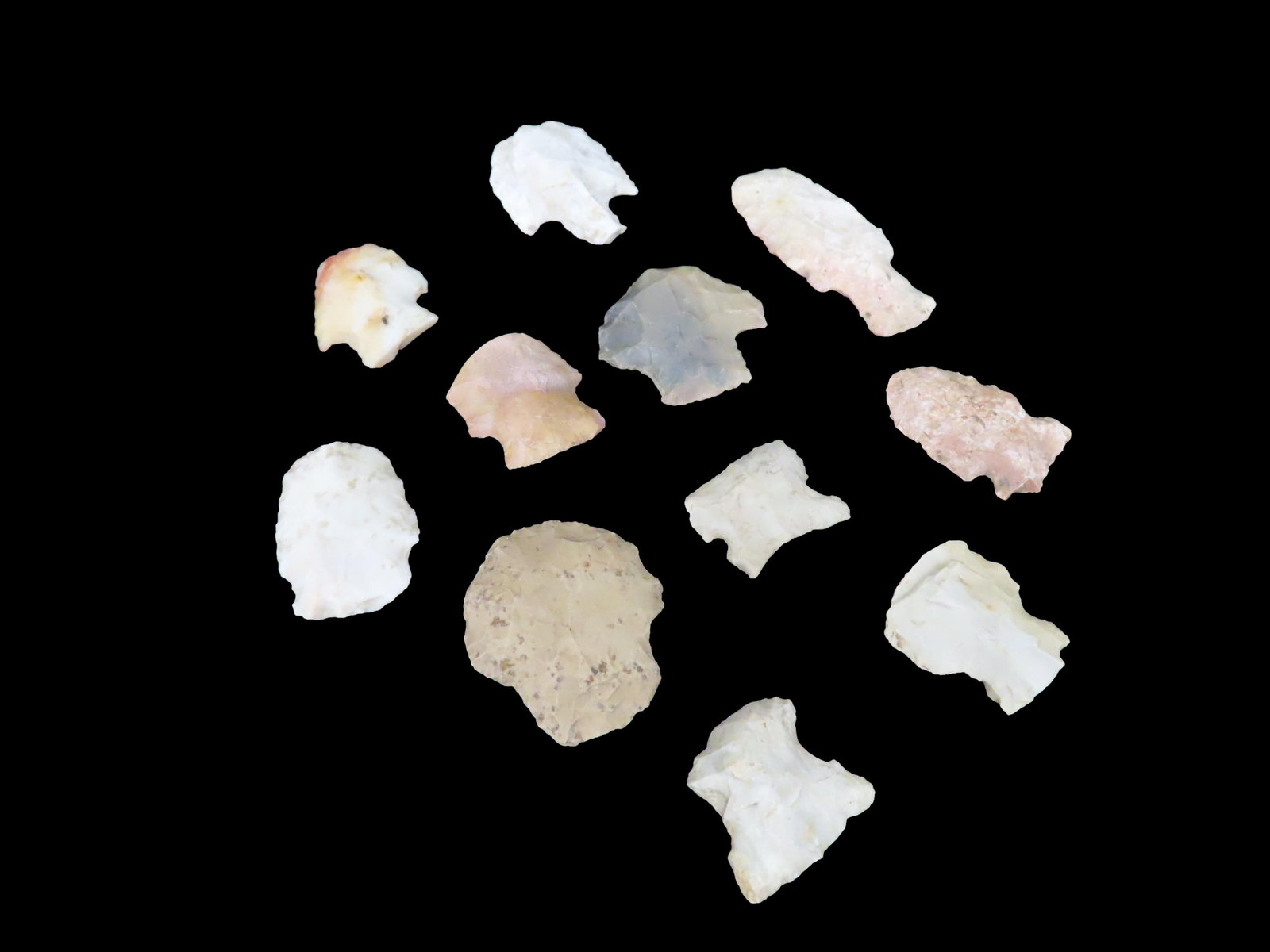 Selection Of 10 Blunt Stunner Arrowheads Found in Jackson Co. ILL EX: Randall Kimbrell (1 of 5)