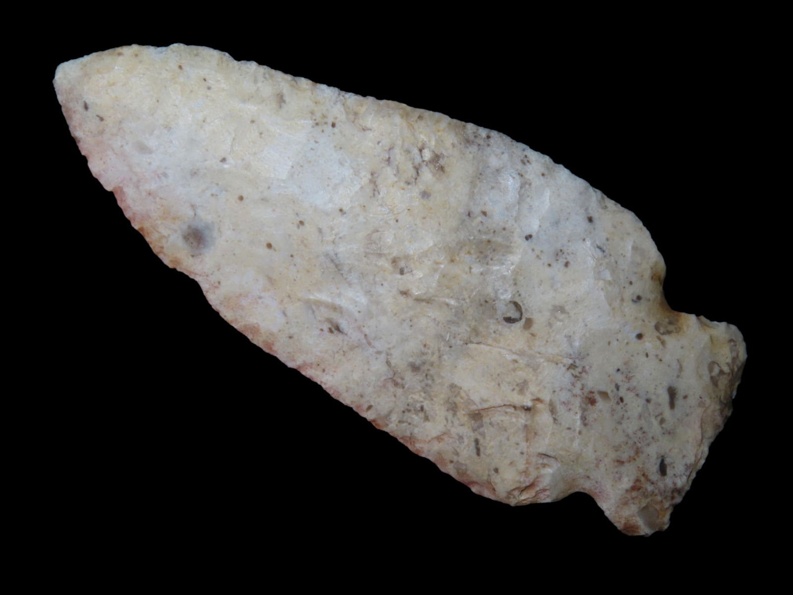 3 1/4"Rice Lobbed Pt, Found In Missouri EX: Jeff Thompson: 3 1/4"Rice Lobbed Pt, Found In Missouri EX: Jeff Thompson