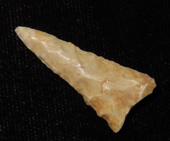 1 1/8" Fort Ancient Pt, found in 1929 Near Ashland, Boyd Co., Kentucky, Ex Jeff Thompson Collection