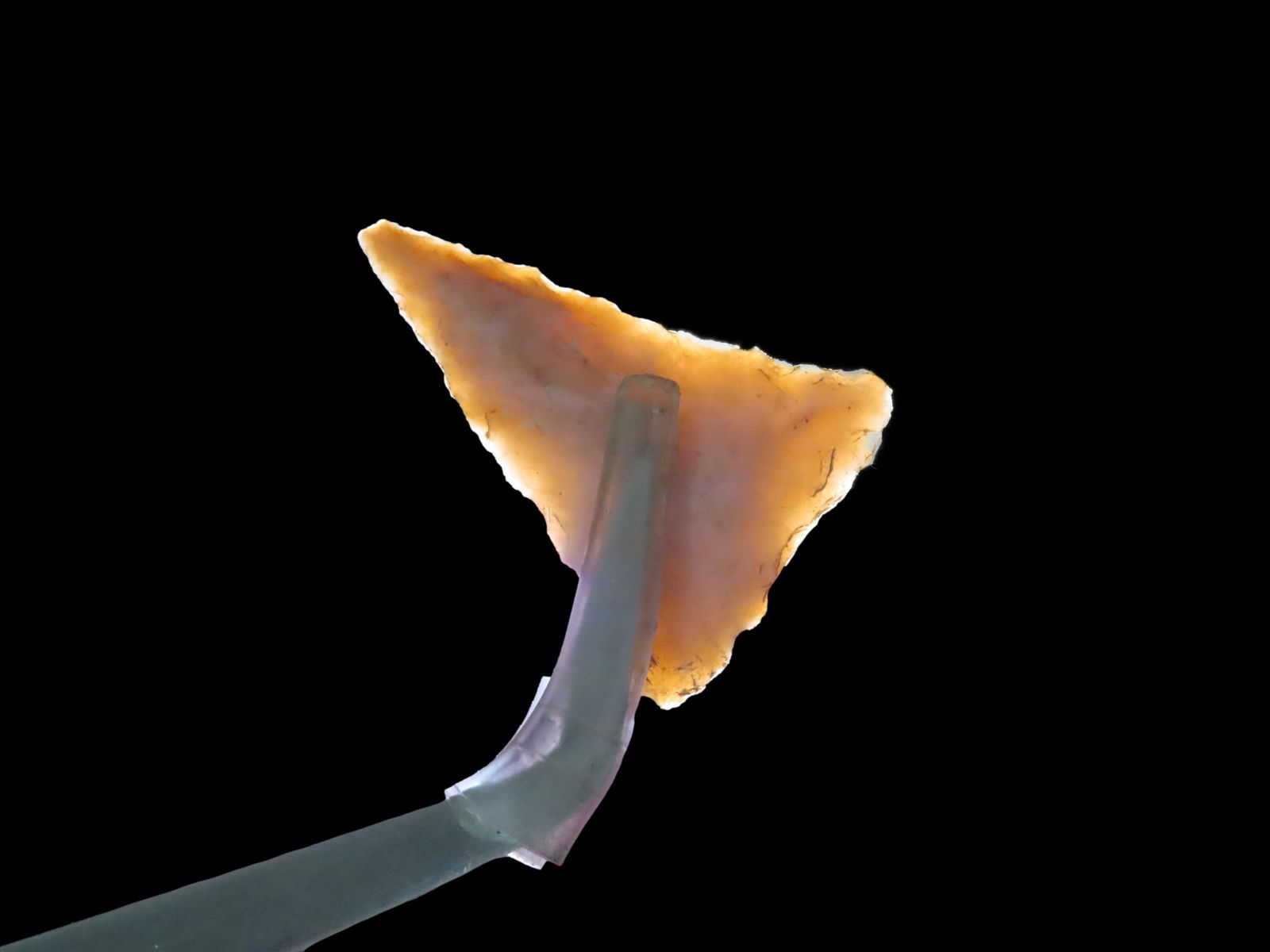 1 1/4" Fort Ancient Pt., found in in 1929 near Ashland, Boyd Co., Kentucky, Ex Jeff Thompson (1 of 6)