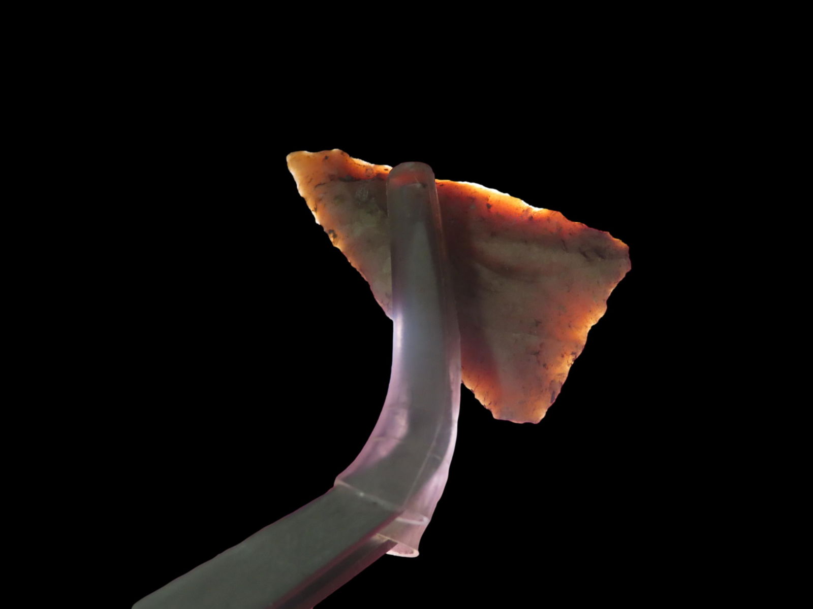 1" Fort Ancient Pt., found in in 1929 near Ashland, Boyd Co., Kentucky, Ex Jeff Thompson Collection (1 of 6)