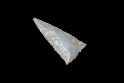 1 1/4" Fort Ancient Pt., found in in 1929 near Ashland, Boyd Co., Kentucky, Ex Jeff Thompson