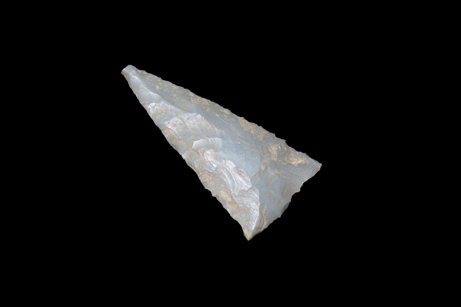 1 1/4" Fort Ancient Pt., found in in 1929 near Ashland, Boyd Co., Kentucky, Ex Jeff Thompson (1 of 4)