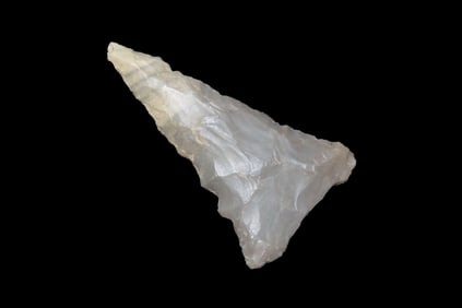 1 1/4" Fort Ancient Pt, found in 1929 near Ashland, Boyd Co., Kentucky, Ex Jeff Thompson Collection