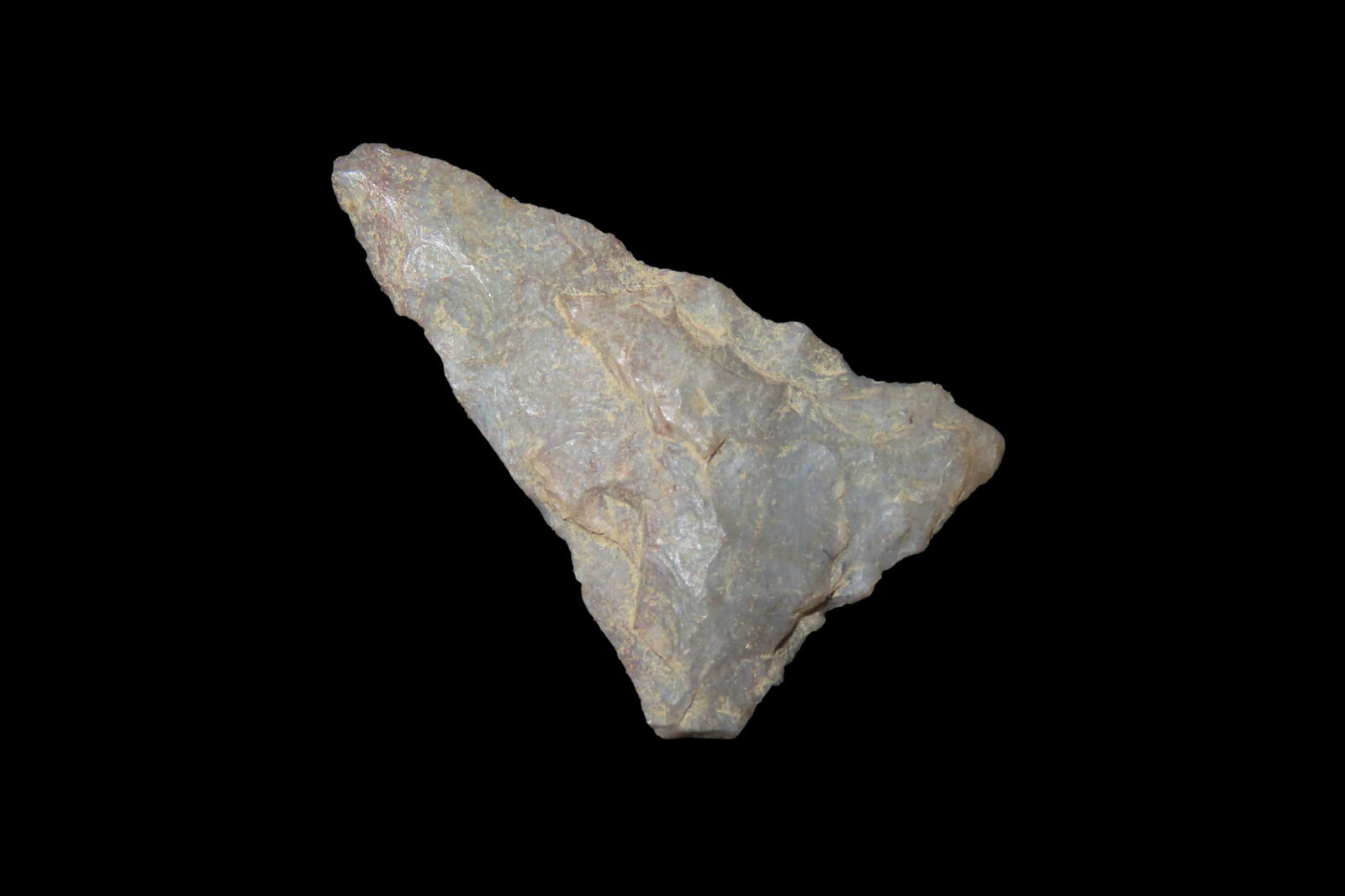 1 3/16" Fort Ancient Pt., found in 1929 near Ashland, Boyd Co., Kentucky, Ex Jeff Thompson (1 of 4)