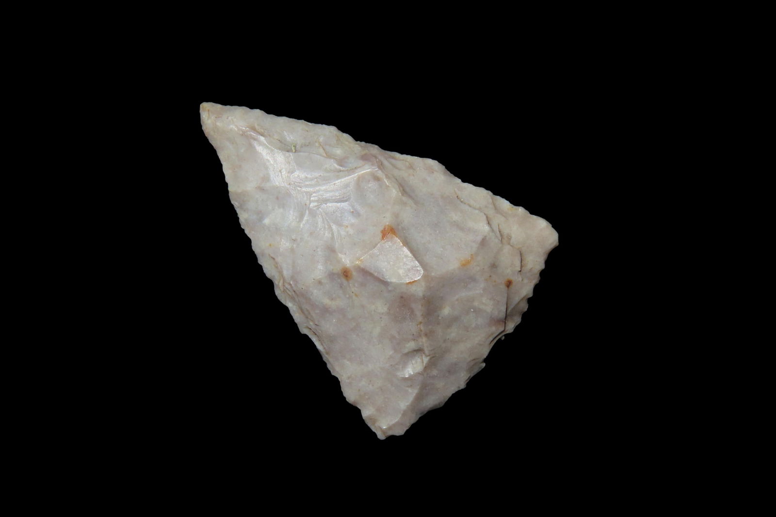 1 3/16" Fort Ancient Pt. found in 1929 near Ashland, Boyd Co., Kentucky, Ex Jeff Thompson Collection (1 of 4)