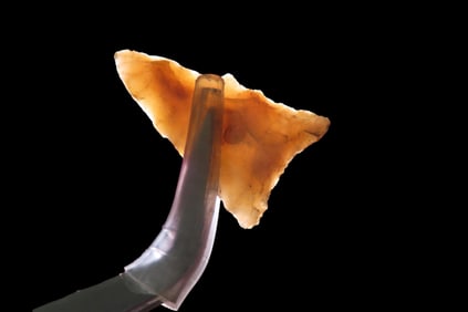 1 1/8" Fort Ancient Pt, found in 1929 Near the City of Ashland, Boyd Co., Kentucky, Ex Jeff Thompson