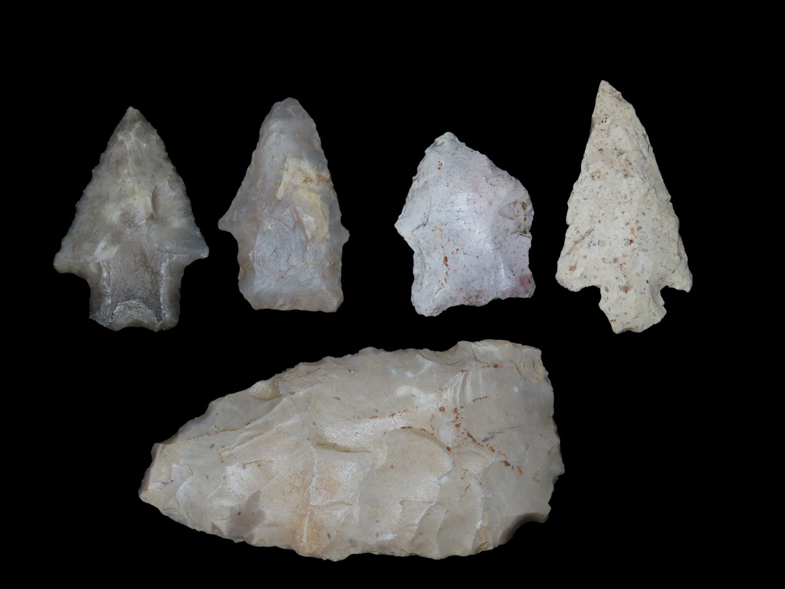 Group of 5 Pts found in Florida and Georgia, Ex Jeff Thompson Collection (1 of 7)