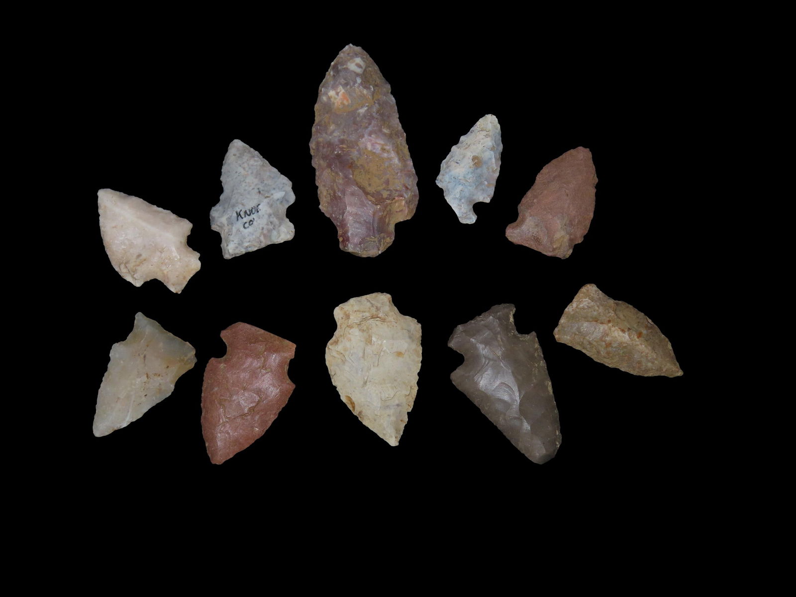 Lot of 10 Florida and Georgia Pts, found between 1968-2023 by Jeff Thompson (1 of 2)