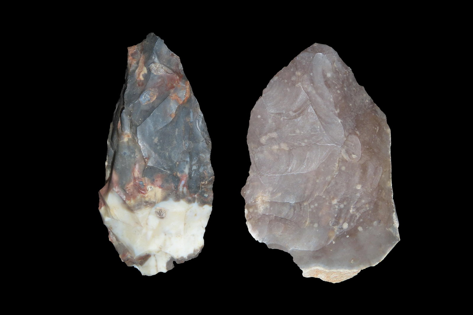 Lot of 2 Flint Tools from Texas (1 of 3)