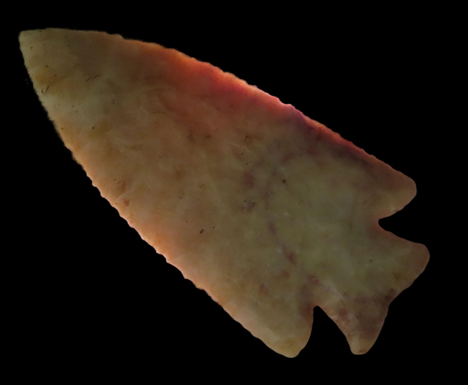 4 1/8' Kaolin Hardin, found in Clinton Co., Illinois, Ex Paul Mallory Lincoln, Illinois (1 of 10)