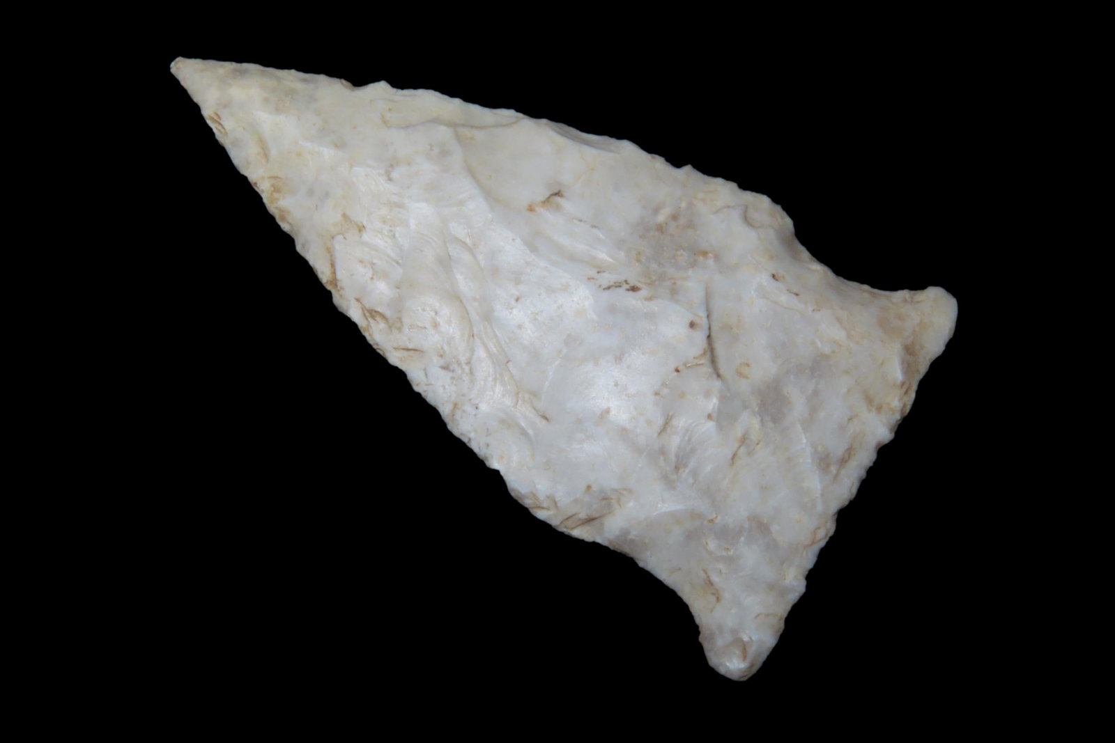 2 1/8' x 1 3/16' Rice Side Notched, Partain COA, Avon Chert, Jefferson County Missouri (1 of 9)