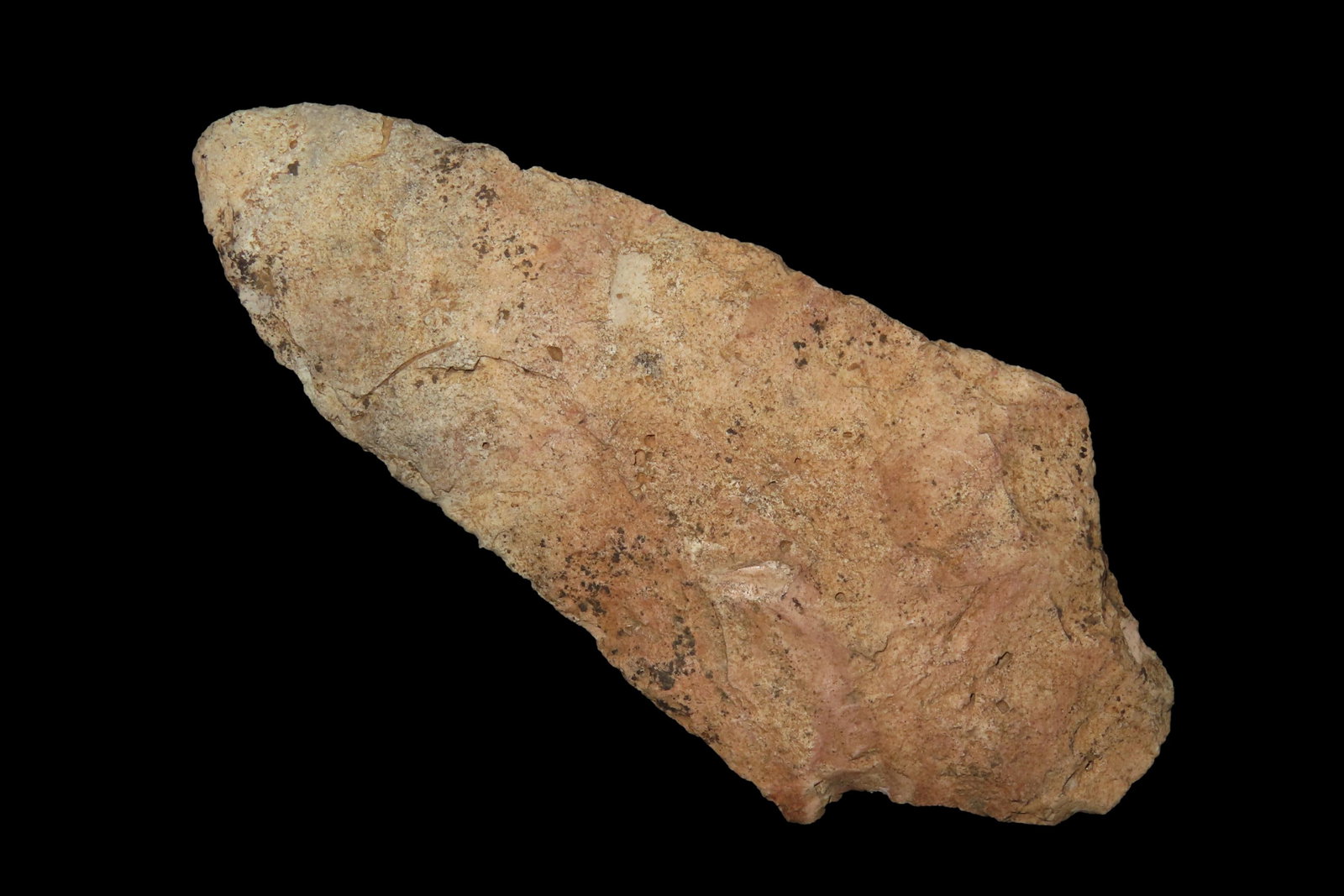 4" Morrow Mountain Pink Local Chert, Found in St. Francis Co. Missouri, Ex George Robertson, Thin an (1 of 6)