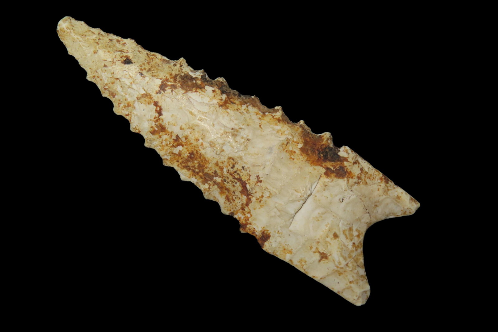 2 13/16' Dalton, Made of Burlington Chert, Found in Cape Girardeau Co. Missouri, Ex George Robertson (1 of 6)