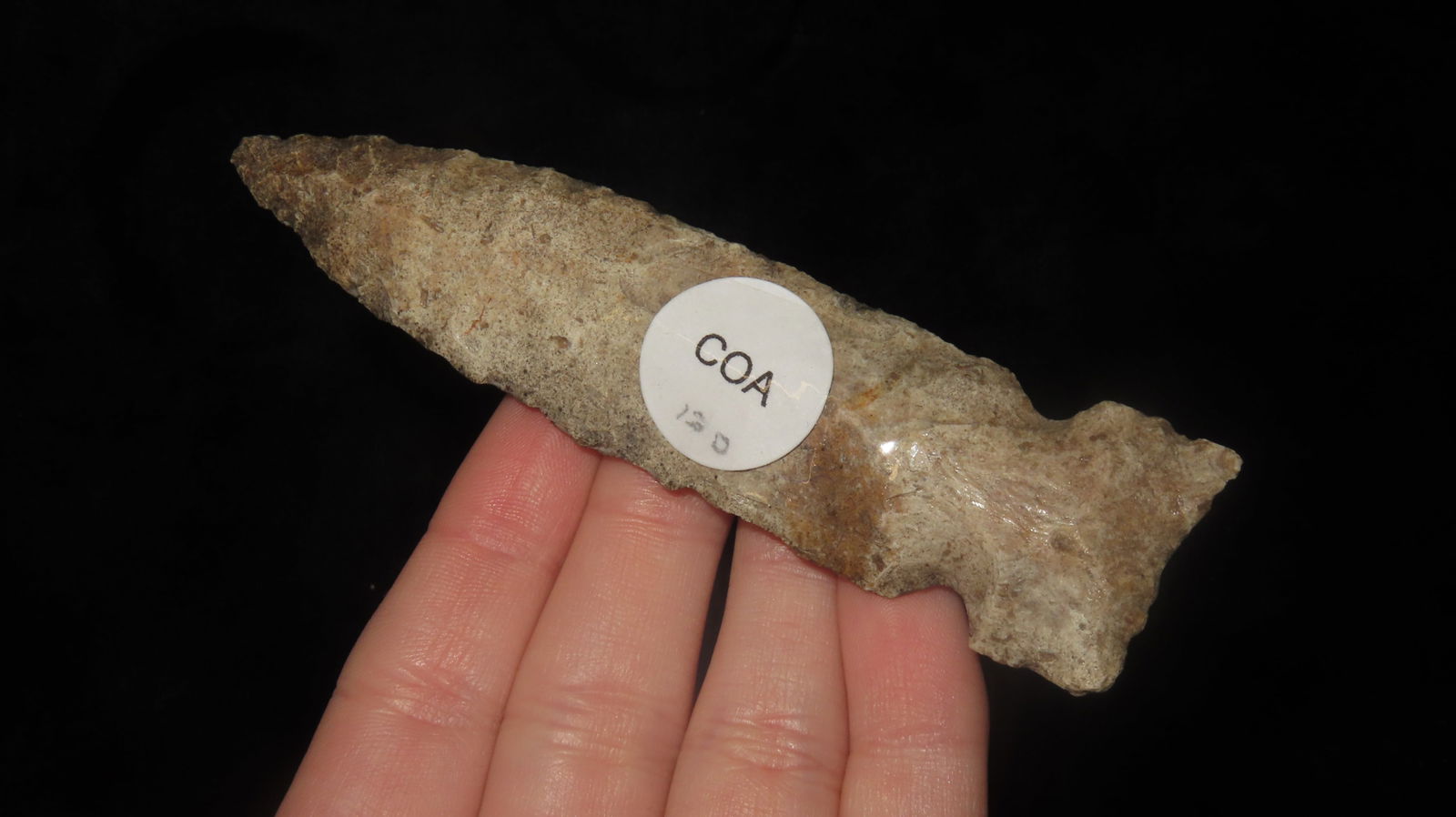 4 3/16" Chesterfield, Rogers COA, Found in Randolph County, Missouri: 4 3/16" Chesterfield, Rogers COA, Found in Randolph County, Missouri