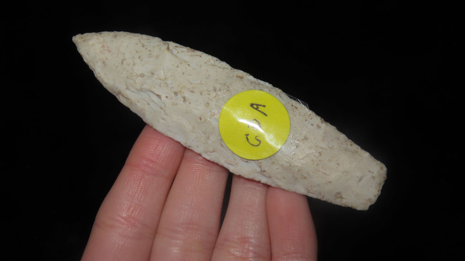 3 13/16' Agate Basin, Keele COA, Found in Pettis County, Missouri: 3 13/16" Agate Basin, Keele COA, Found in Pettis County, Missouri