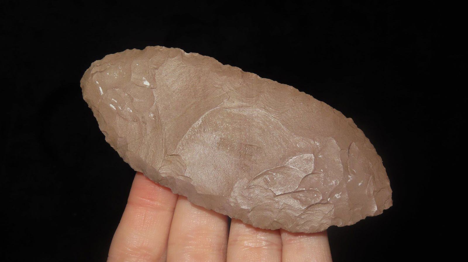 3 7/8" Bi-Pointed Blade, Found in Harney County, Oregon: 3 7/8" Bi-Pointed Blade, Found in Harney County, Oregon