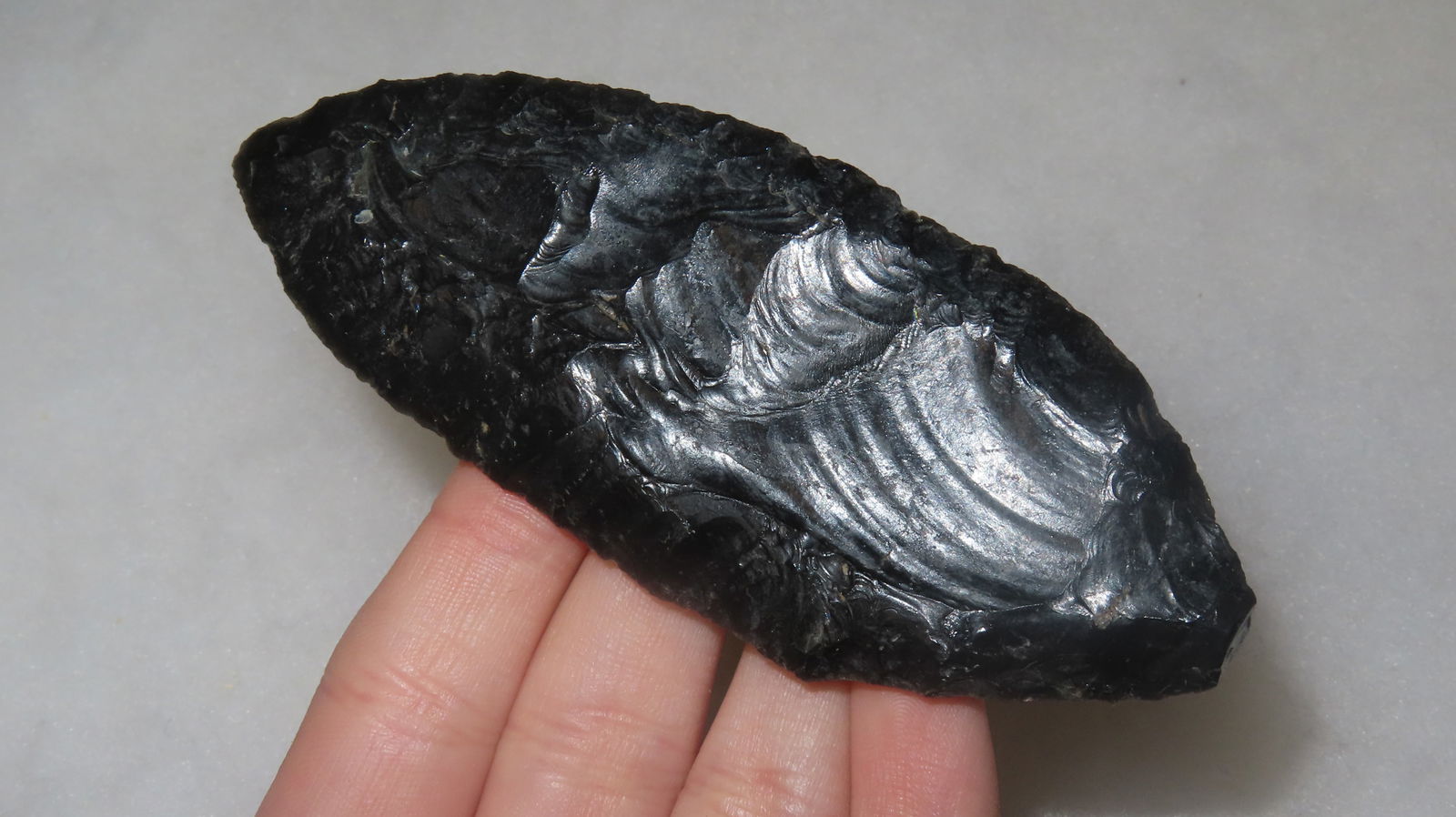 4" Obsidian Bi-Pointed Blade: 4" Obsidian Bi-Pointed Blade