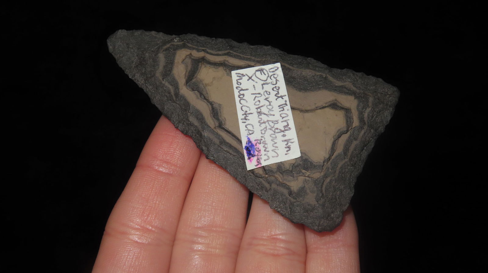 3' Desert Thang Knife, Ex. Leroy Brown and Robert Brown, Found in Modoc County, California: 3" Desert Thang Knife, Ex. Leroy Brown and Robert Brown, Found in Modoc County, California