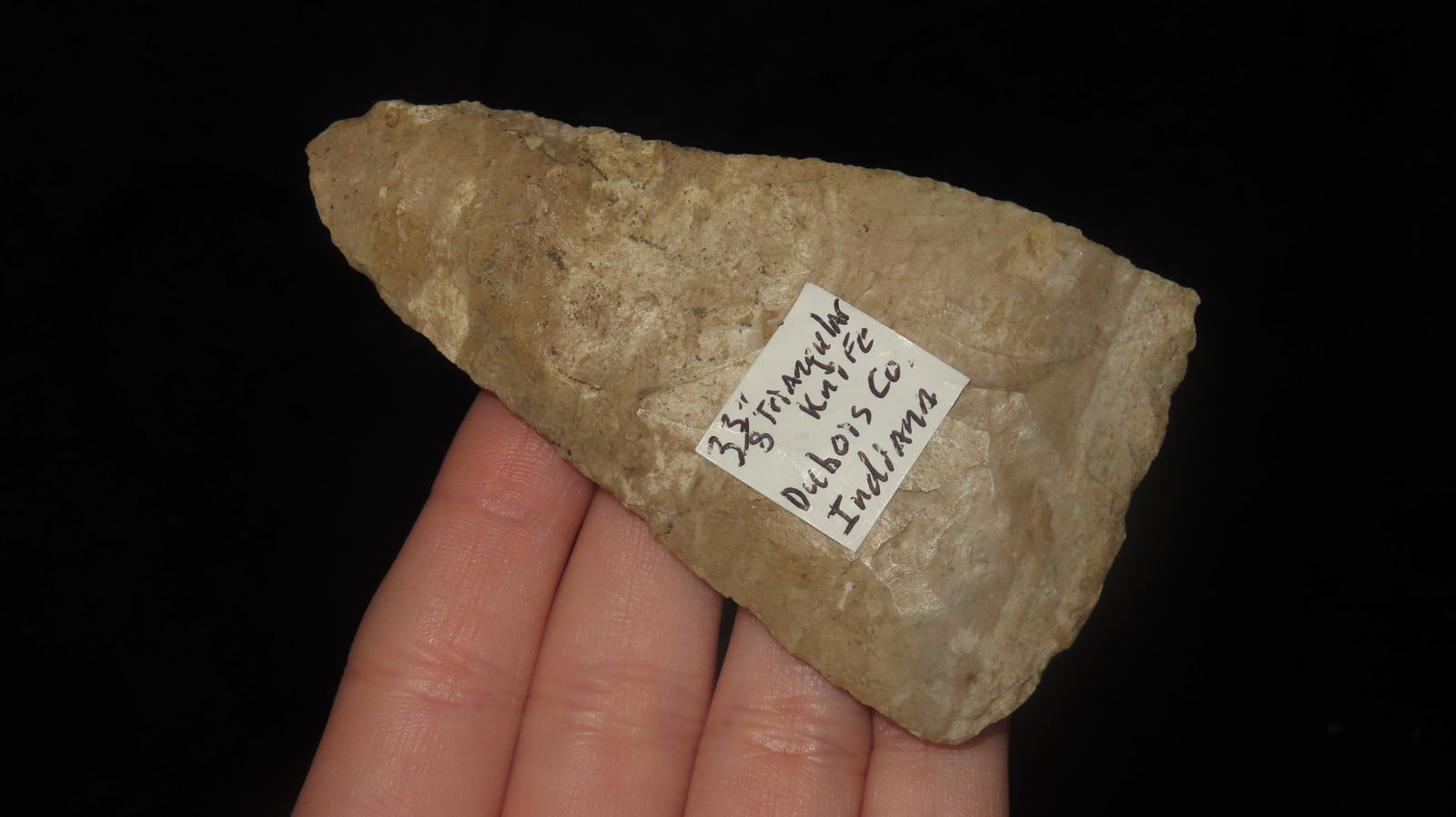 3 3/8' Cobbs Blade, Dehois Co. Indiana: 3 3/8" Cobbs Blade, Dehois Co. Indiana