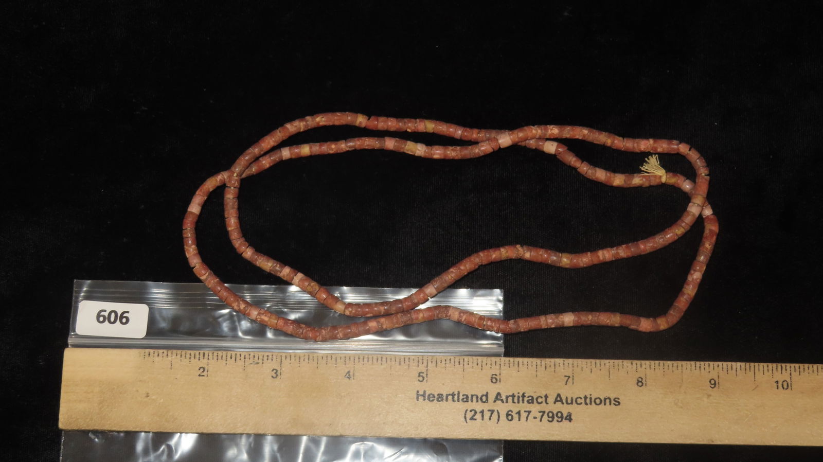 16" Bauxite Beads - 6