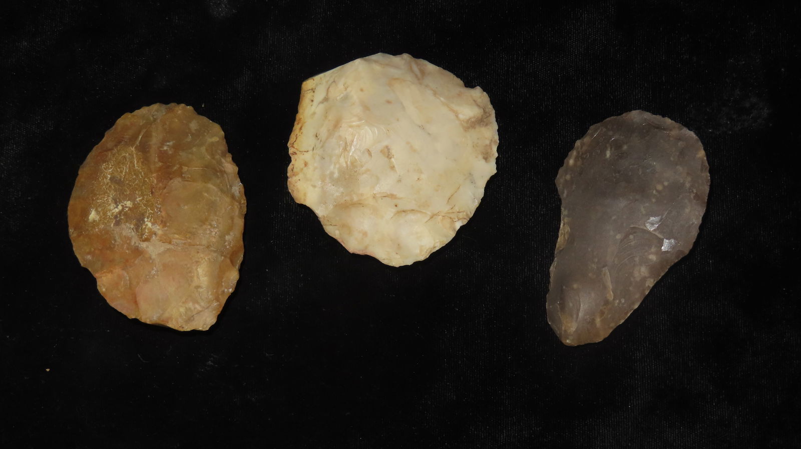 Lot of 3 Flint Tools: Lot of 3 Flint Tools