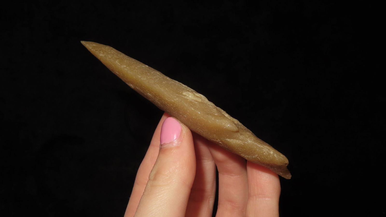 4 3/8" x 1 1/2" Hardin, Hixton Quartz, Walworth Co., Wisconsin, COA Motley and Leithoff - 4