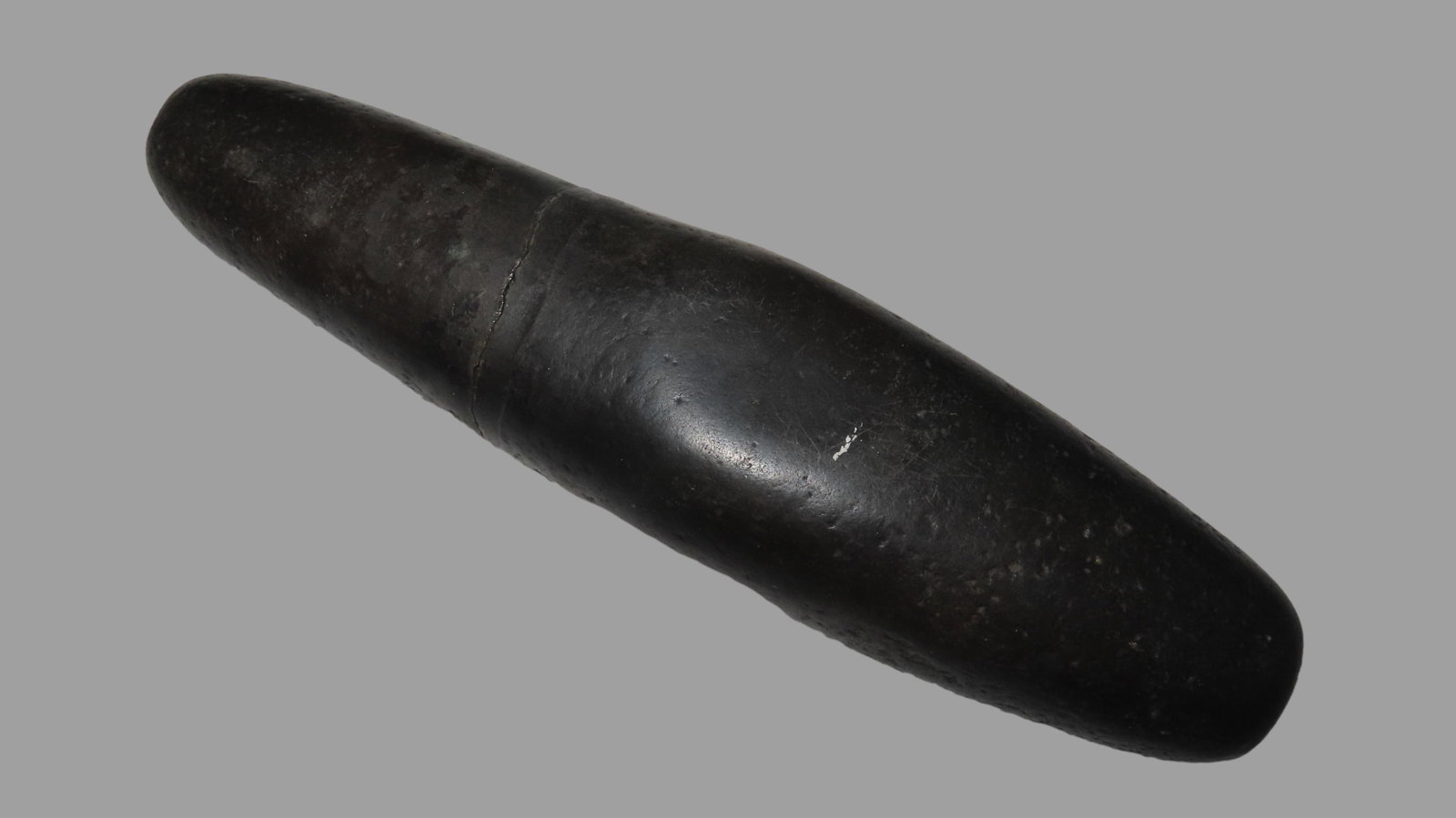 9" long Chumash Native American Pestle/Charm Stone, Glued in Center, California (1 of 6)