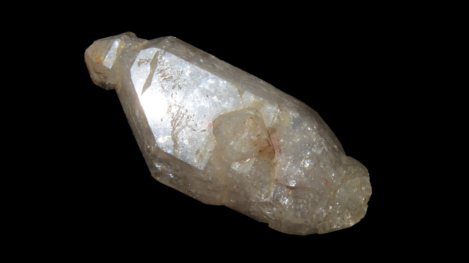 Plummet, Crystal Quartz, Grooved Top, Very Unique, Lincoln Co., Missouri: Plummet, Crystal Quartz, Grooved Top, Very Unique, Lincoln Co., Missouri