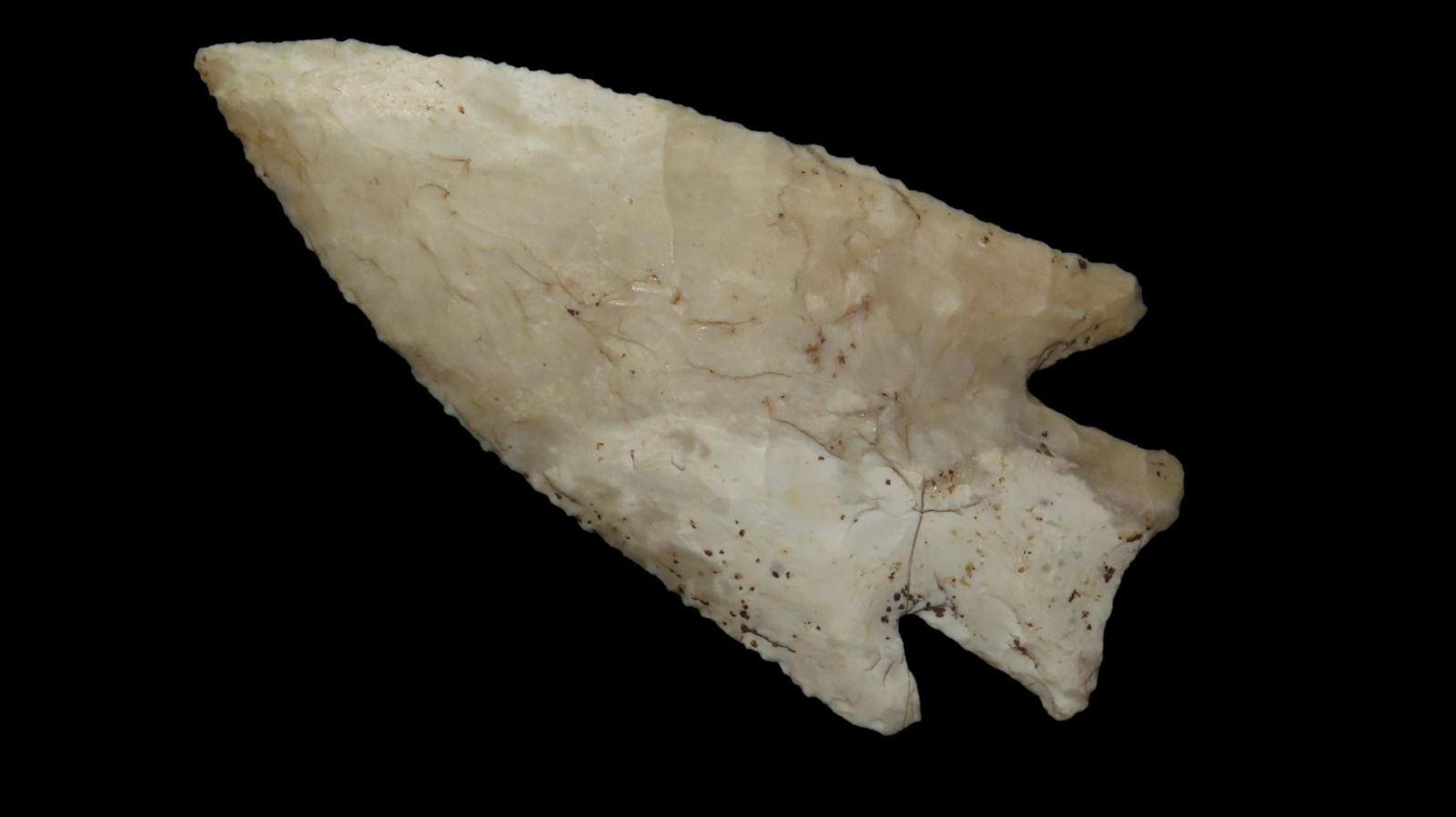 3" x 1 7/16" Hardin, Burlington Chert or similar, Dickey COA, Henderson Co., Illinois, Ex. Crickman, (1 of 8)