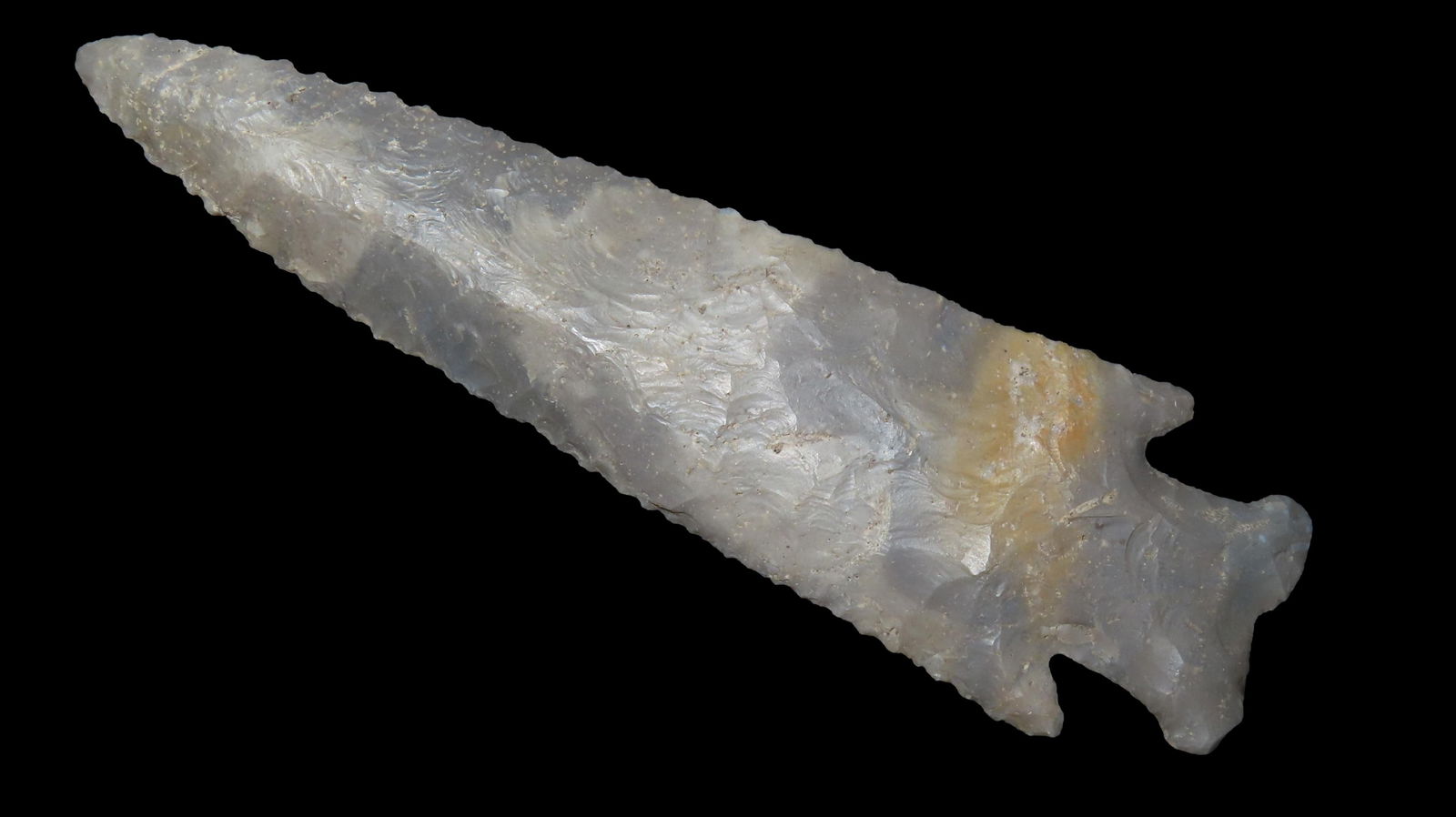 4 3/4" x 1 3/8" Hardin, Stermer COA, Sonora Chert, Found in Kentucky, Ex. Walt McIntire (1 of 8)