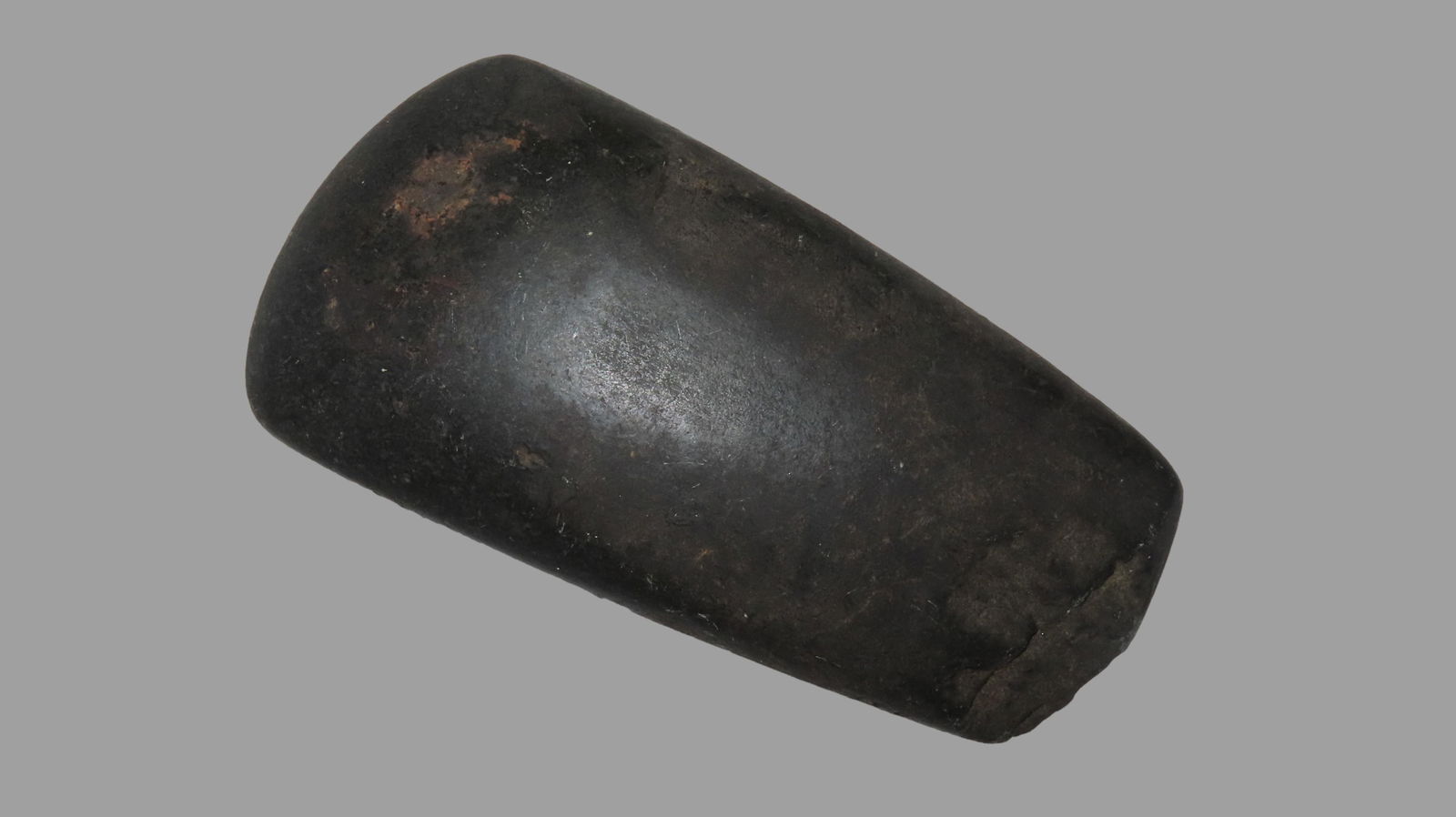 4 5/8" x 2 1/4" Hopewell Square Celt, Very Dense Hardstone, Illinois, Ex. Bill Mangold (1 of 7)