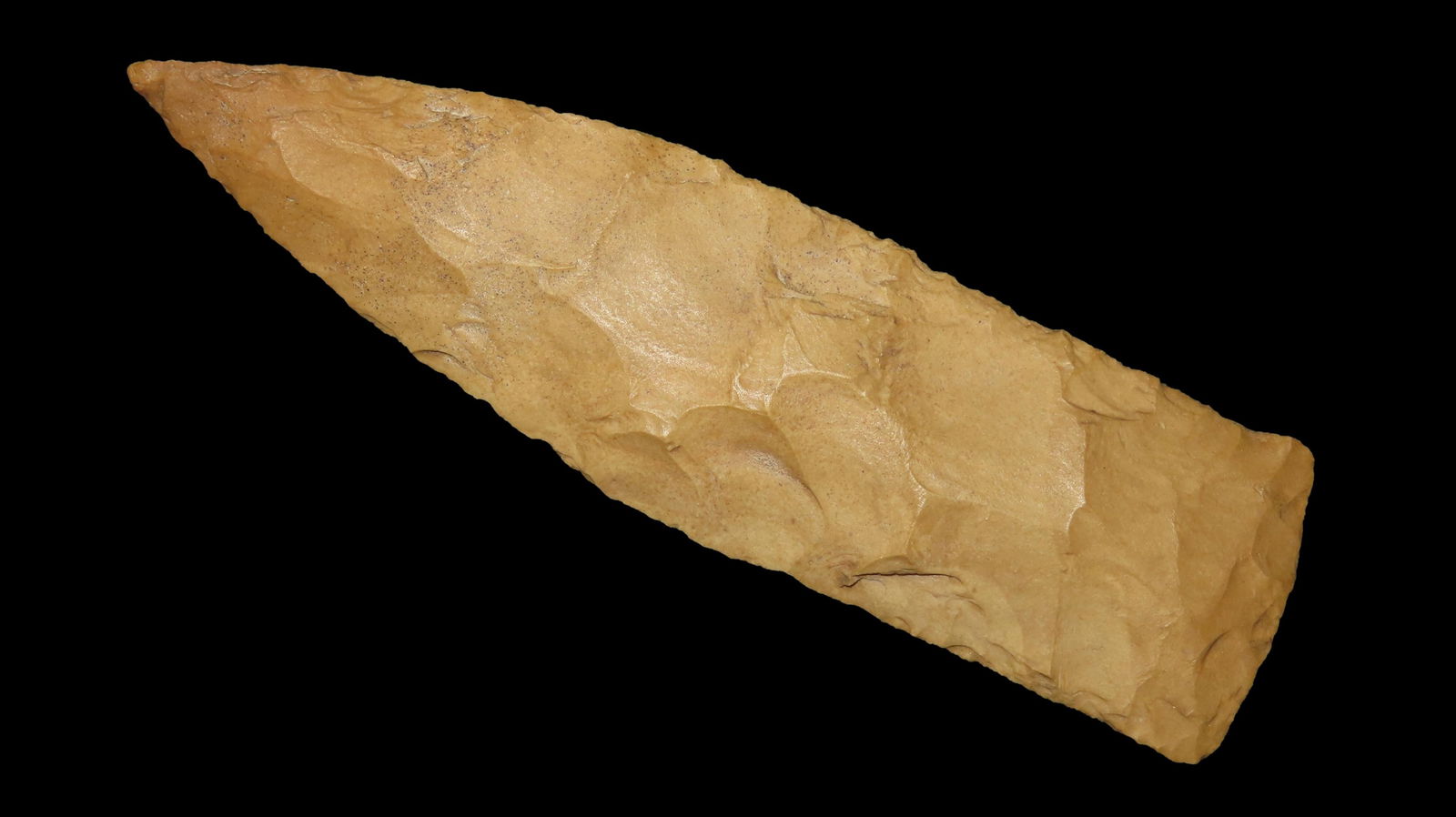 4 1/16" x 1 1/16", Copena, COA Ken Partain, Tan Tennessee Chert, Hardin County Tennessee, Ex. Mike (1 of 8)