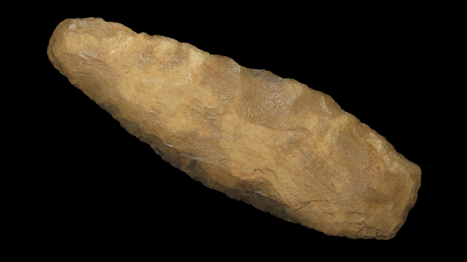 4 3/4" x 1 5/8", Paleo Knife, COA Ken Partain, Bixby Black Chert, Tulsa Co., OK - Below Keystone (1 of 8)