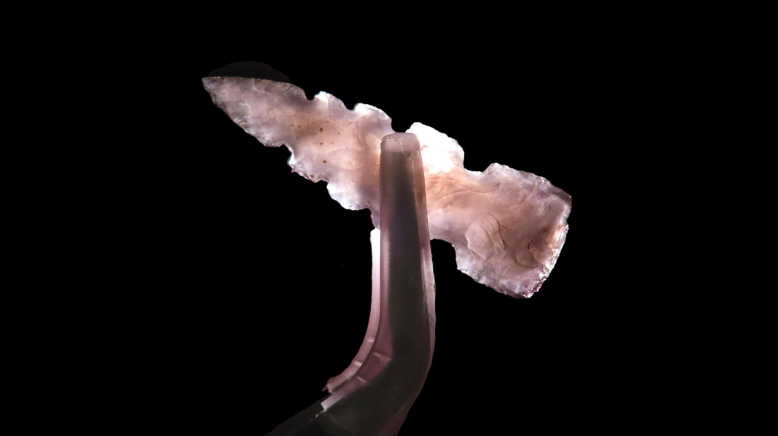 Amazing Set of 3 Translucent Western Arrowheads with Old Documentation Letter (1 of 19)