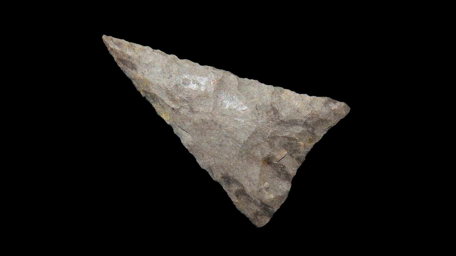 1 1/4" Fort Ancient Triangle, Ohio, Ex. Walt McIntire: 1 1/4" Fort Ancient Triangle, Ohio, Ex. Walt McIntire