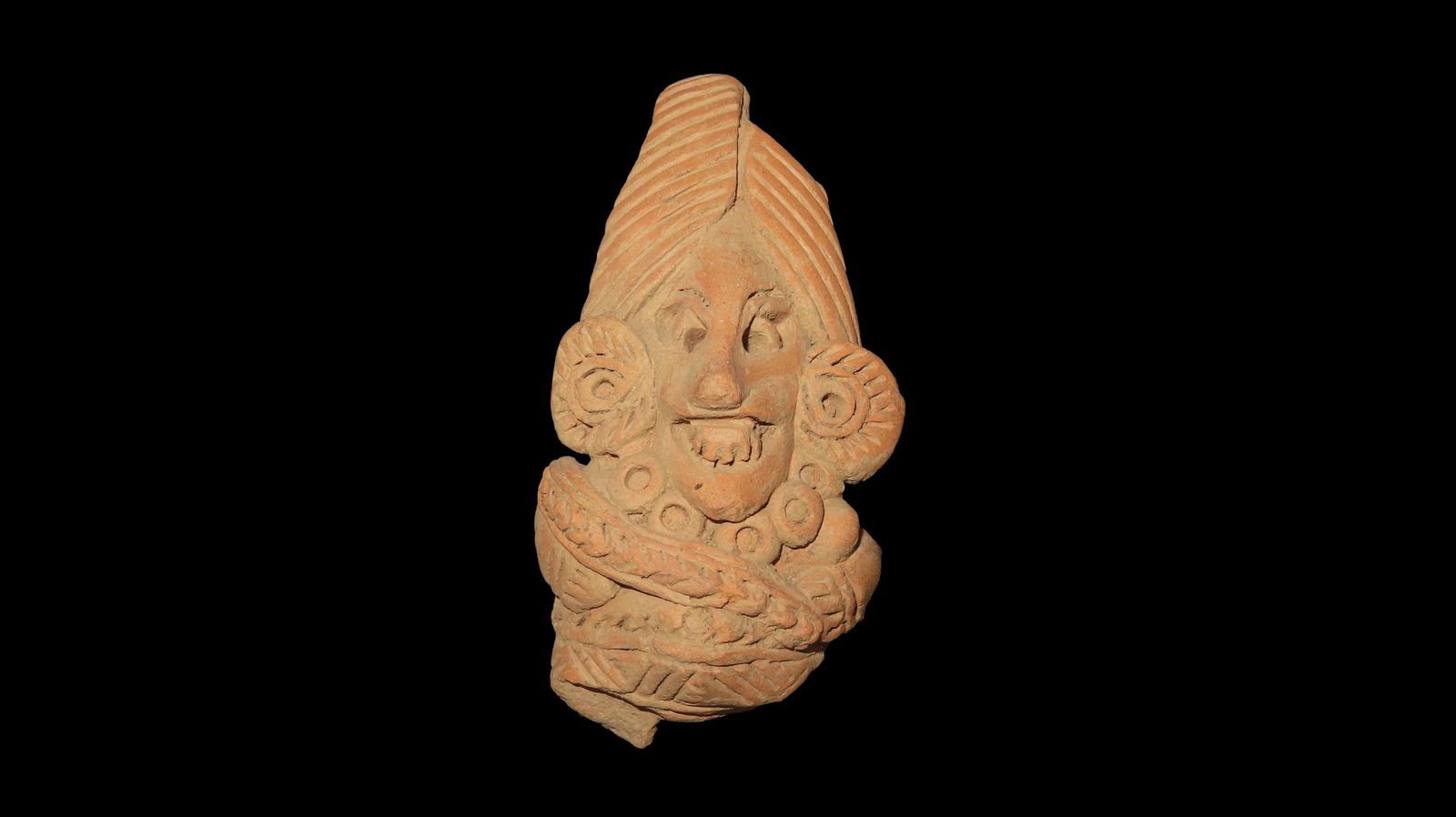 Pre-Columbian 4 1/2" POTTERY FIGURINE PIECE GODDESS OR SHAMANISTIC FIGURE INCA, AZTEC, MAYAN SOUTH (1 of 6)
