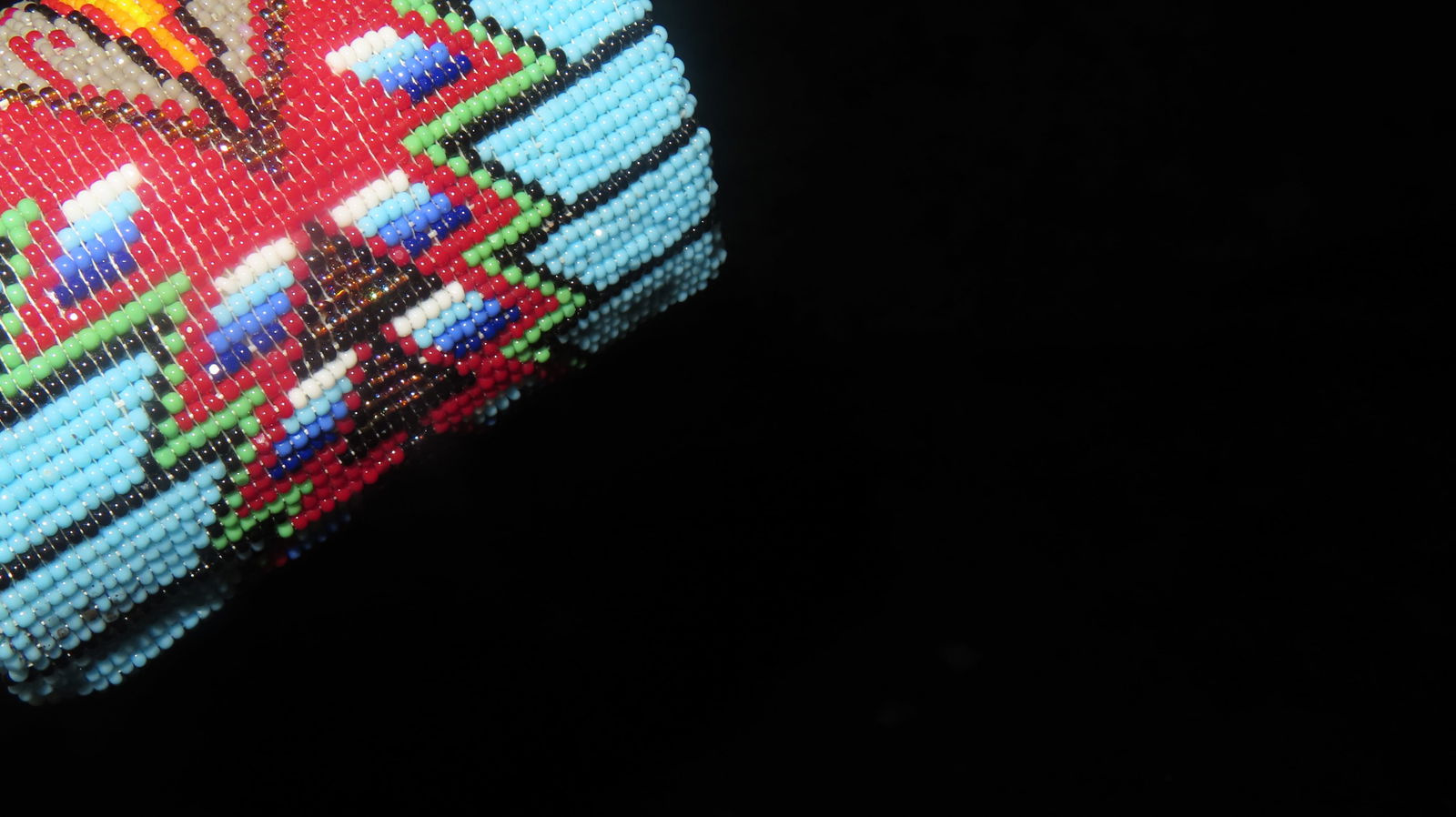Beaded Native American Cuff - 6