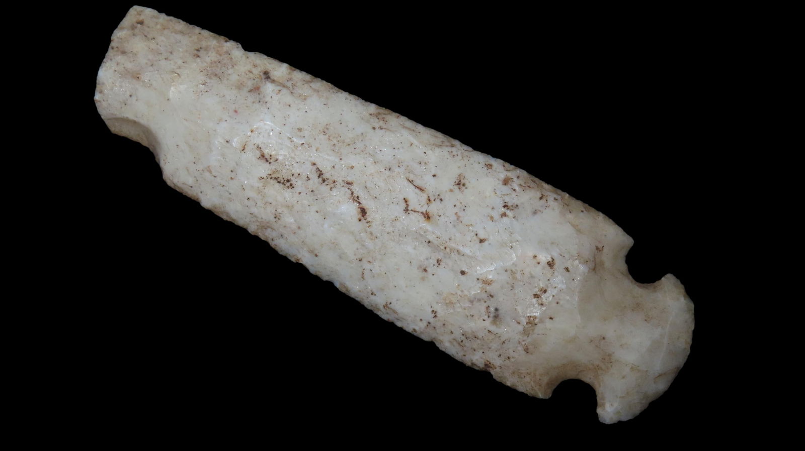 Pre-Columbian Blade Stunning size even broken South America, Belize 6.3/4" Long, Ex. Robert Walter (1 of 7)