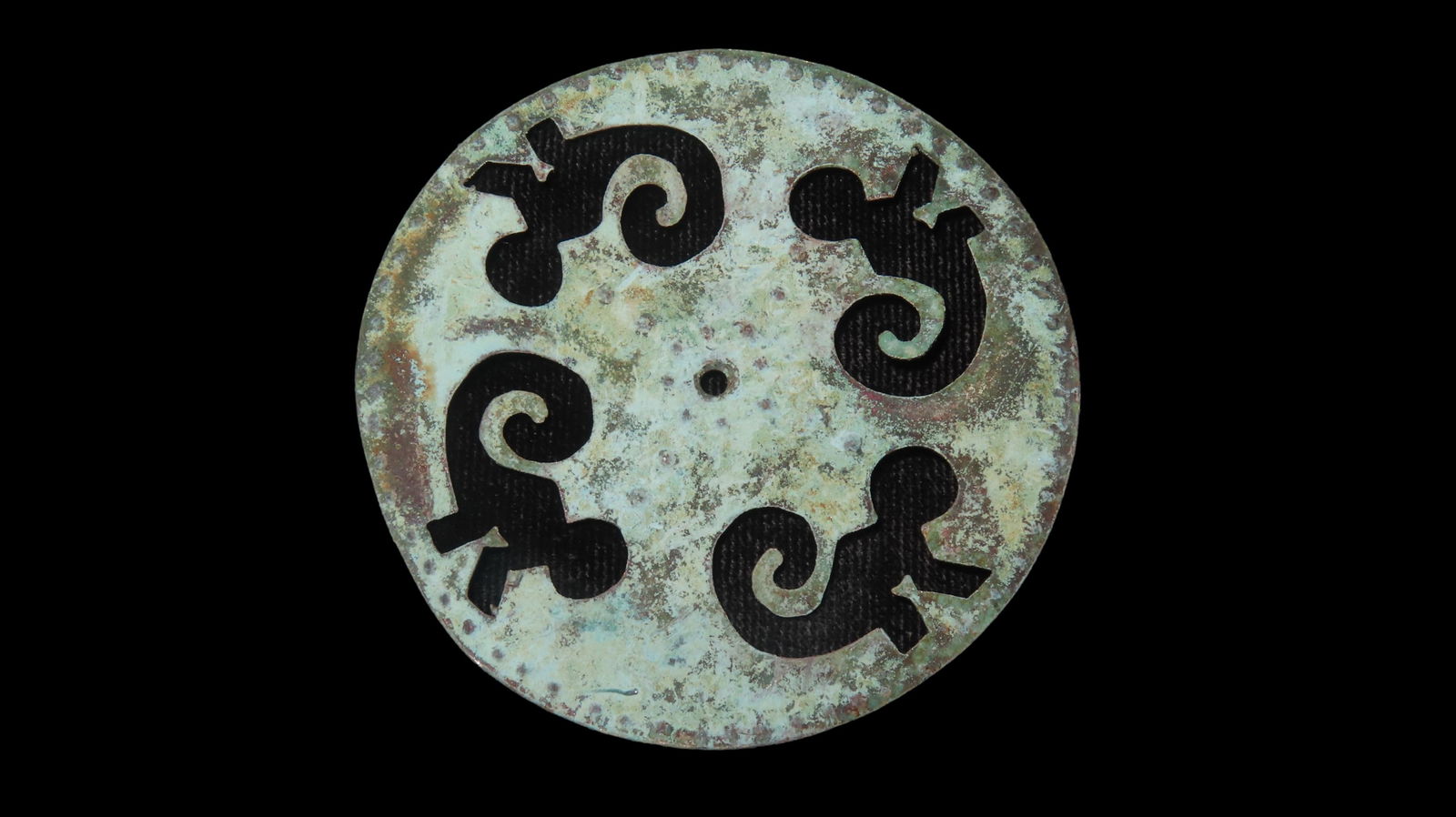 2 3/8" x 2 3/8" Effigy Pendant, Copper, Motley/Leithoff COA, Reportedly found in South America, Ex.: 2 3/8" x 2 3/8" Effigy Pendant, Copper, Motley/Leithoff COA, Reportedly found in South America, Ex. Steve Barras Estate