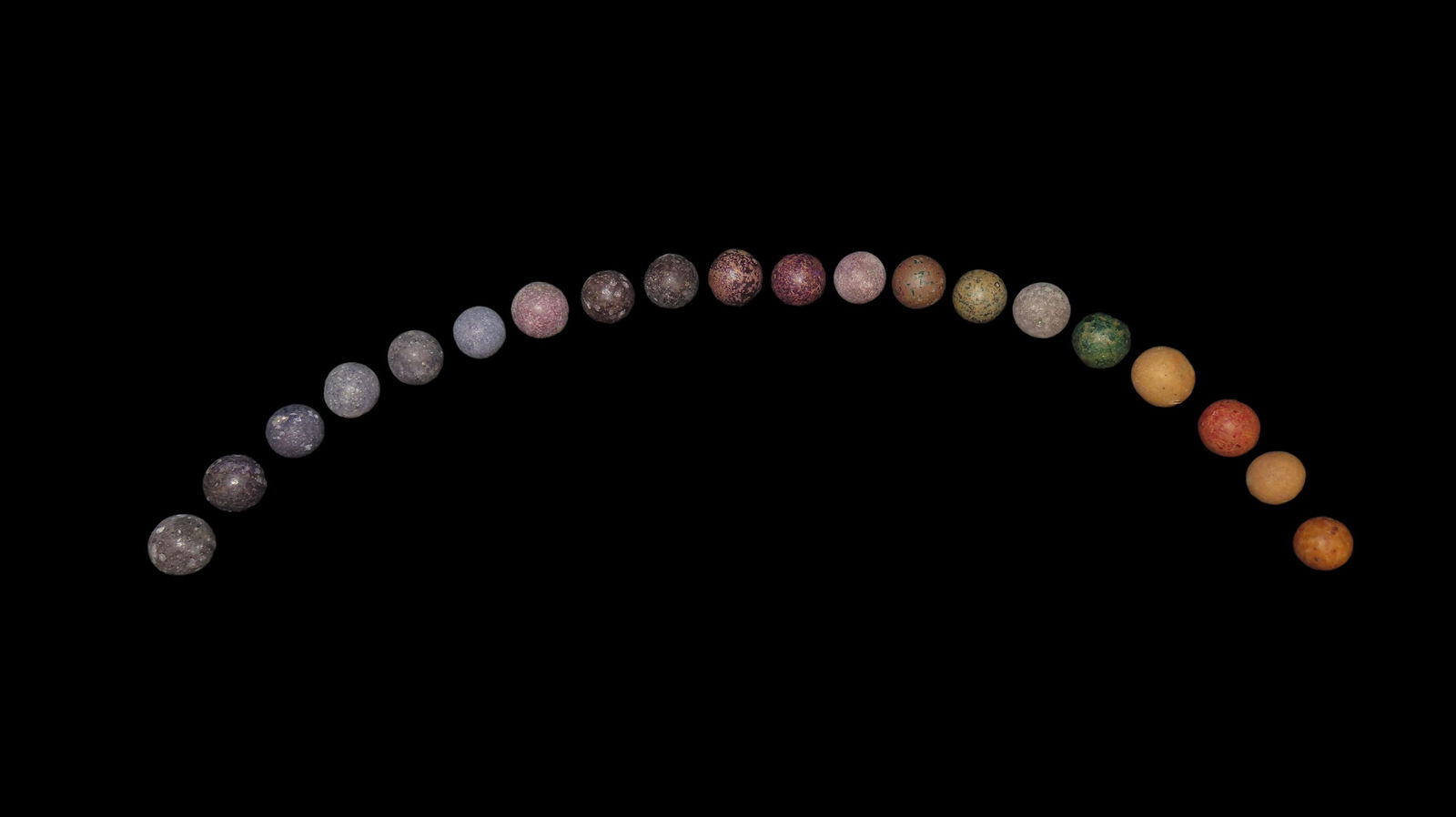 COLLECTION OF EARLY MARBLES CLAY 1830'S-1920'S (1 of 3)