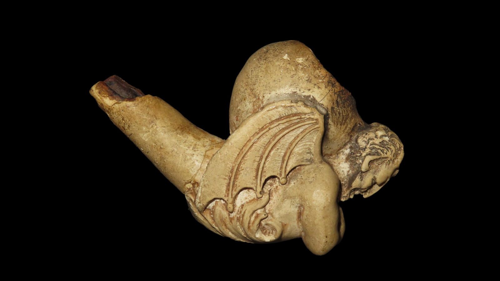 Antique Bone Carved Meerschaum Pipe (1 of 8)