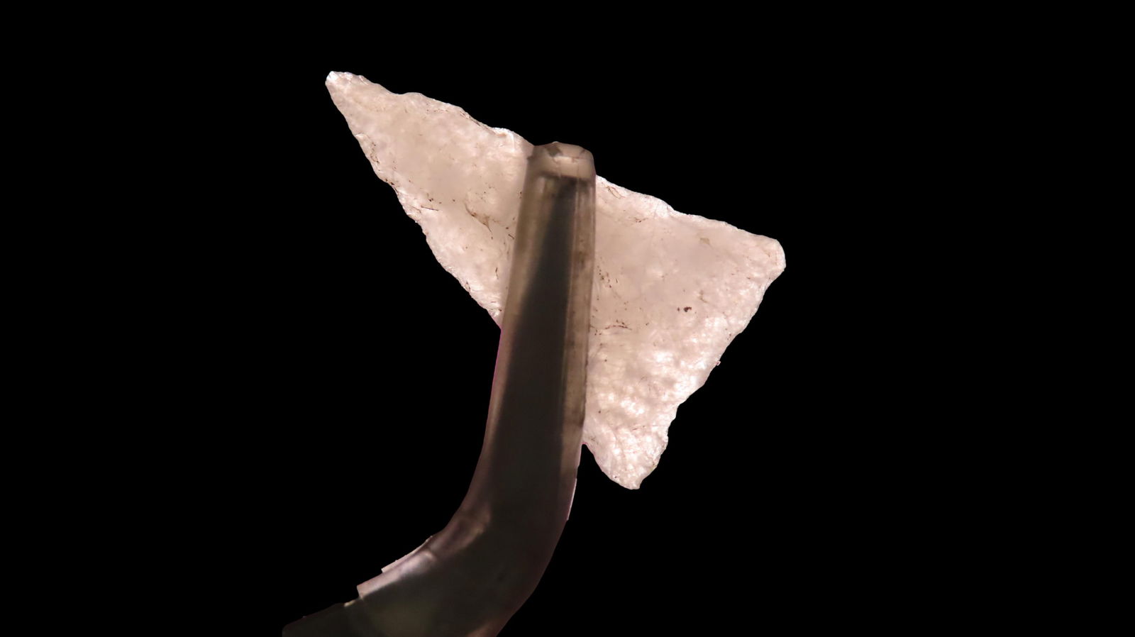 1" Super Fin Fort Anchient Triangle Milky Quartz North Carolina: 1" Super Fin Fort Anchient Triangle Milky Quartz North Carolina